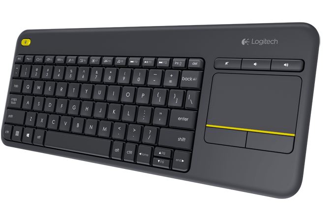 logitech-k400-plus-wireless-keyboard-with-touchpad-entertainment-media-keys-tiny-usb-unifying-receiver-for-htpc-connected-tvs-kblt-k830bt at www.mallsonline.com.au