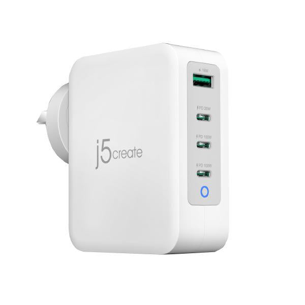 j5create-jup43130-130w-gan-usb-c-4-port-charger-usb-c-pdx-3-usb-a-x-1-with-auto-balance-output-charge-your-phones-tablets-or-laptops at www.mallsonline.com.au
