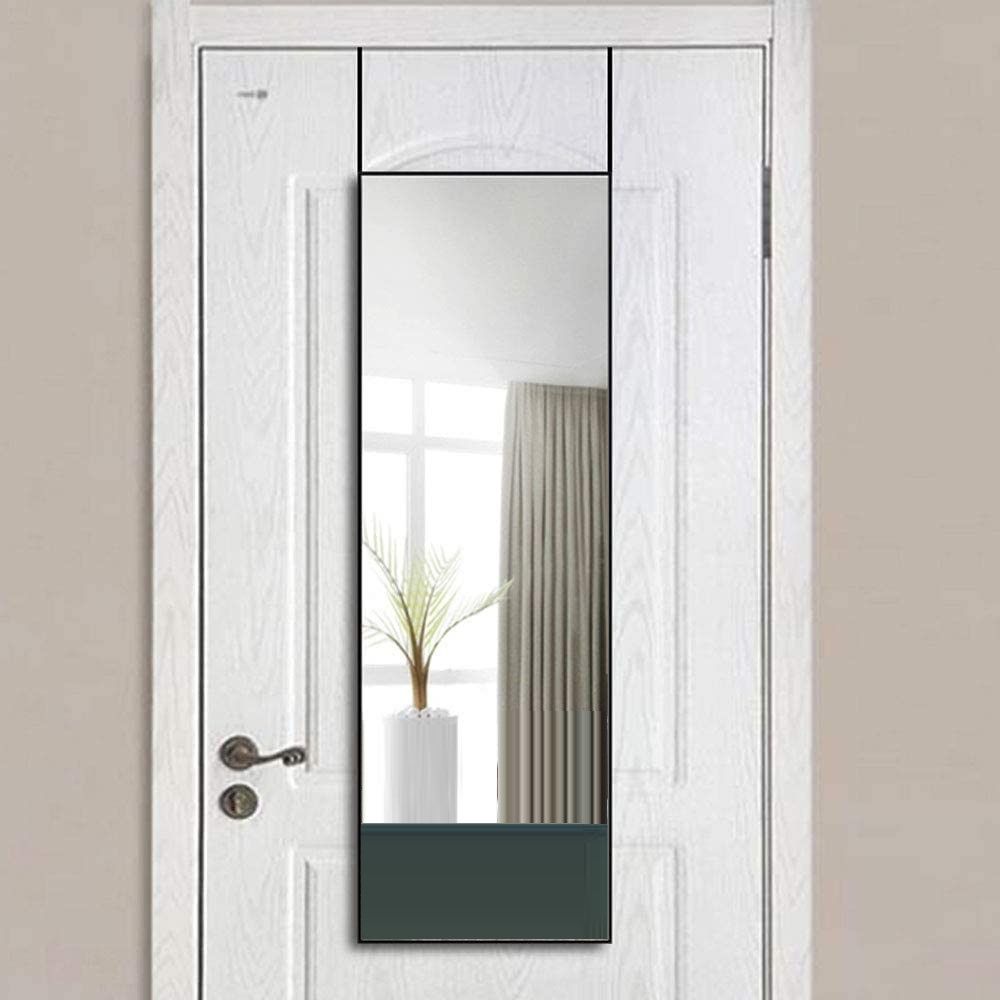 full-length-mirror-long-standing-for-bedroom-and-bathroom-106-x-35-cm-black at www.mallsonline.com.au