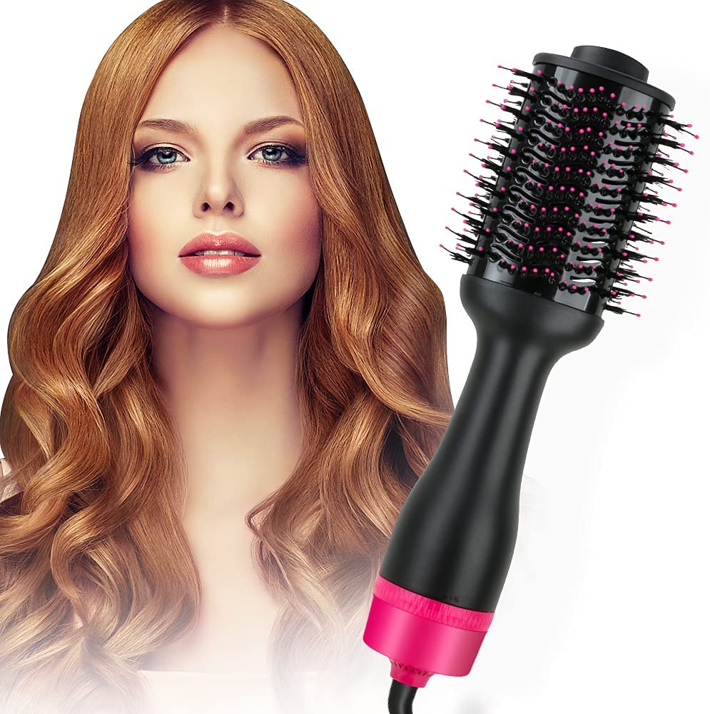 hot-air-one-step-hair-dryer-negative-ion-anti-frizz-blowout-for-drying-straightening-curling-and-volumizer-au-plug at www.mallsonline.com.au