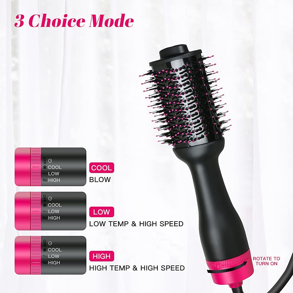 hot-air-one-step-hair-dryer-negative-ion-anti-frizz-blowout-for-drying-straightening-curling-and-volumizer-au-plug at www.mallsonline.com.au