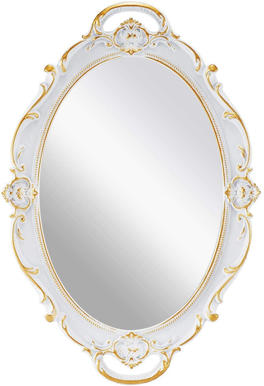 oval-antique-white-25-x-38-cm-vintage-carved-hanging-wall-mirror-for-bedroom-and-living-room at www.mallsonline.com.au