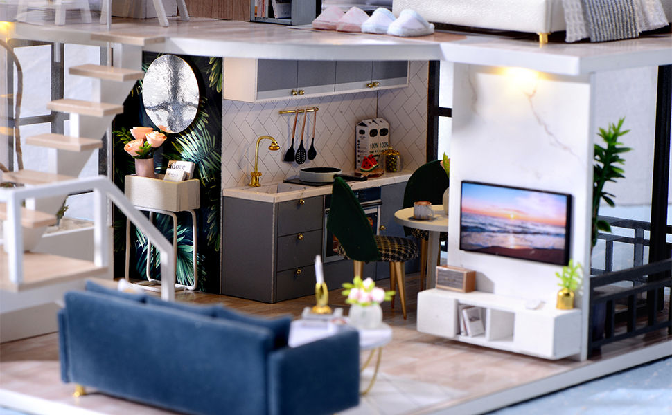 dollhouse-miniature-with-furniture-kit-plus-dust-proof-and-music-movement-cozy-time-valentines-day-gift-idea at www.mallsonline.com.au