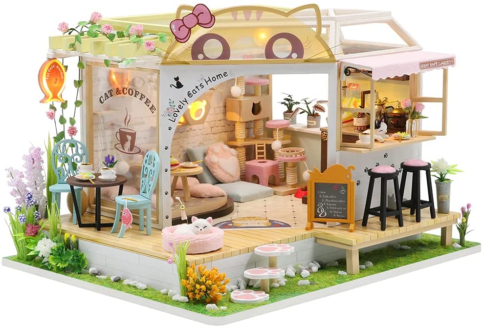 dollhouse-miniature-with-furniture-kit-plus-dust-proof-and-music-movement-cat-coffee-valentines-day-gift-idea at www.mallsonline.com.au