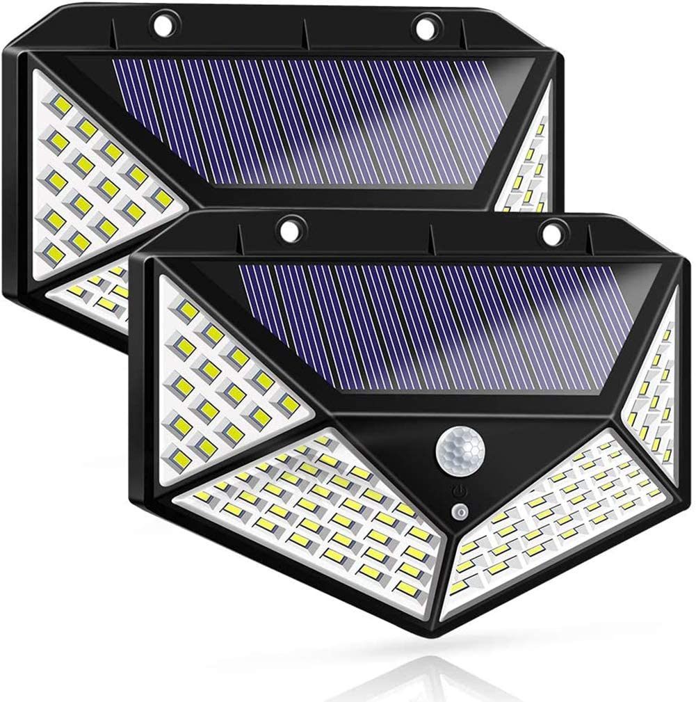 100-waterproof-led-motion-sensor-solar-security-lights-outdoor-2pack www.mallsonline.com.au
