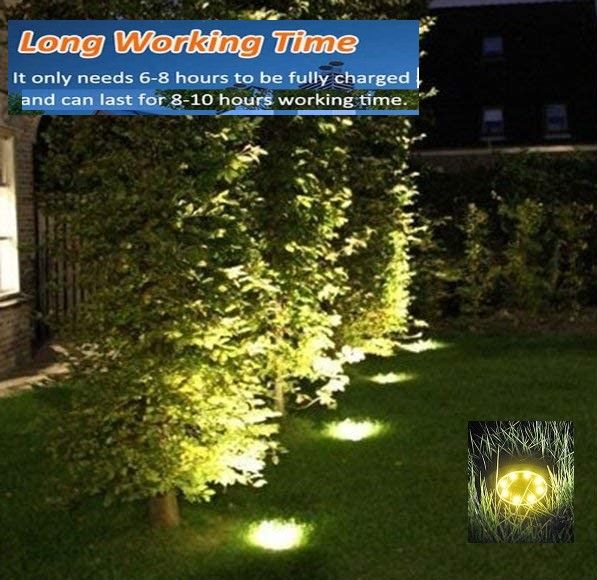 8-pack-led-solar-pathway-lights-outdoor-solar-ground-lights-warm-white www.mallsonline.com.au