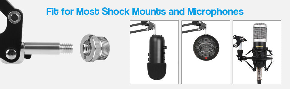 microphone-radio-broadcasting-stand-with-3-8to-5-8-screw-adapter-and-windscreen-pop-filter at www.mallsonline.com.au