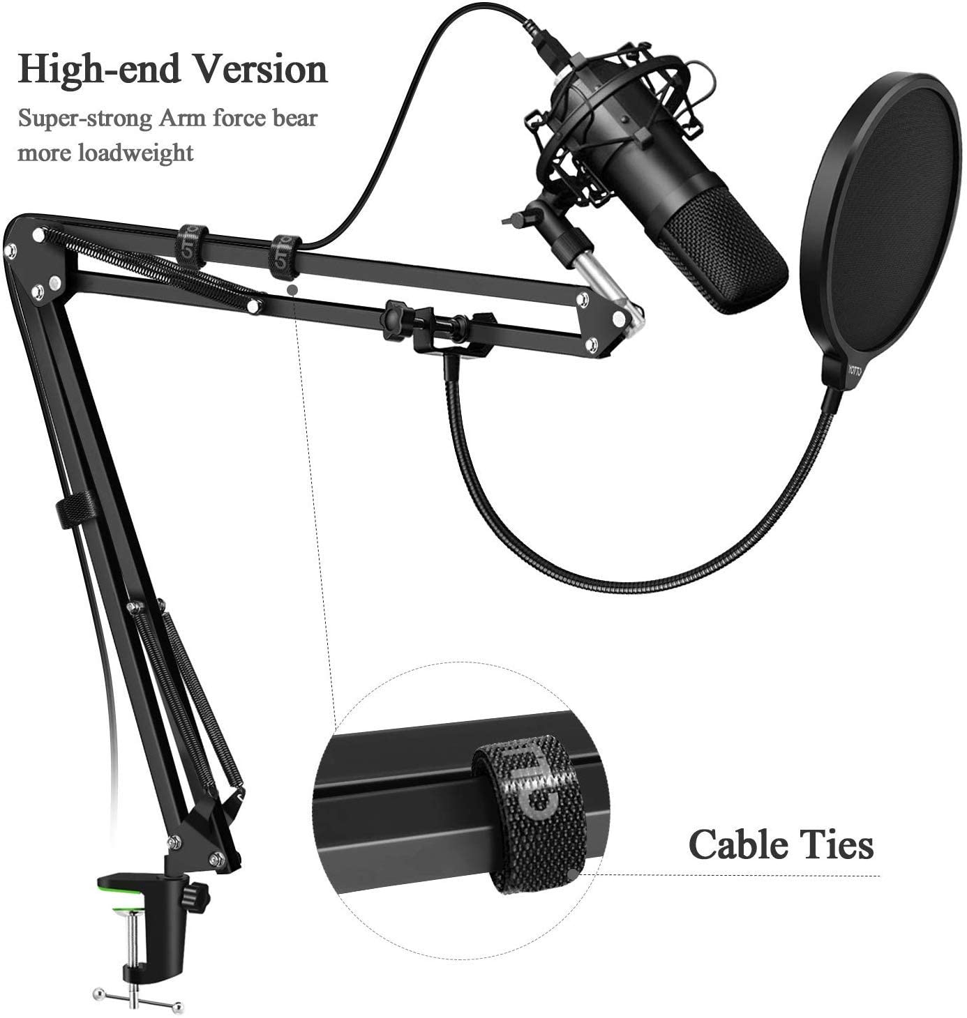 microphone-radio-broadcasting-stand-with-3-8to-5-8-screw-adapter-and-windscreen-pop-filter at www.mallsonline.com.au