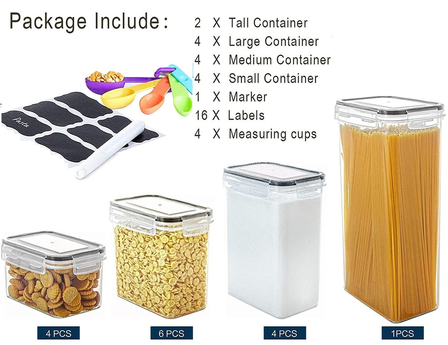 14-pieces-airtight-food-storage-and-bpa-free-plastic-with-easy-lock-black-lids-labels-for-kitchen www.mallsonline.com.au