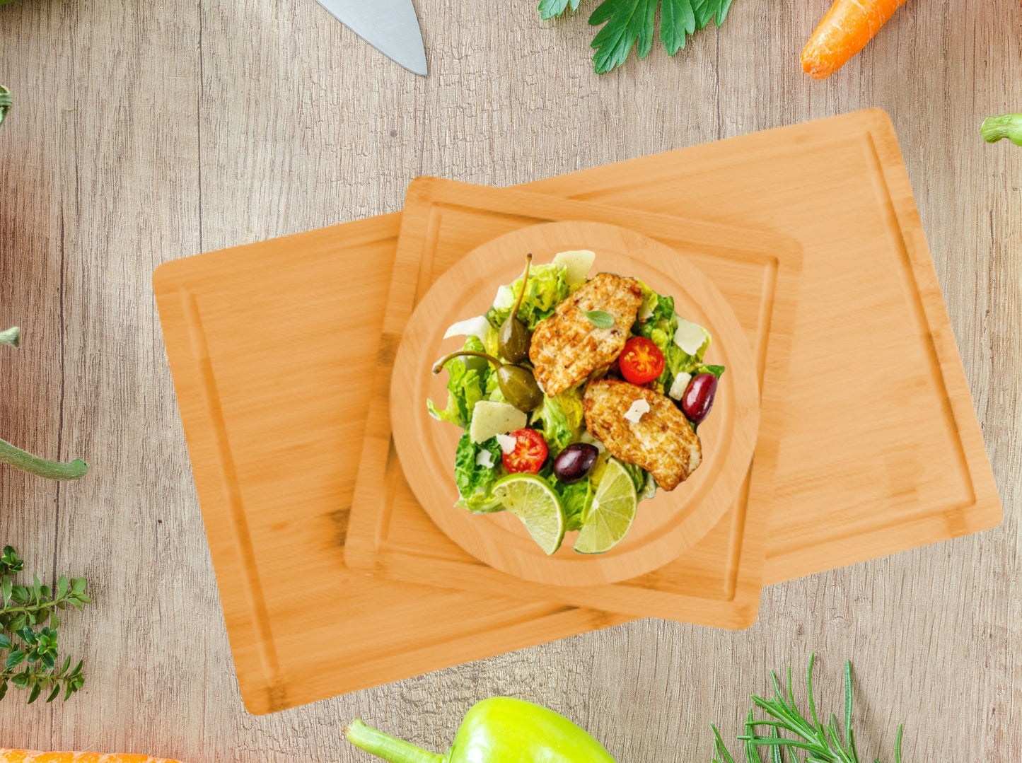 3-pieces-bamboo-cutting-board-with-juice-groove-and-mobile-holder-included-for-home-kitchen at www.mallsonline.com.au