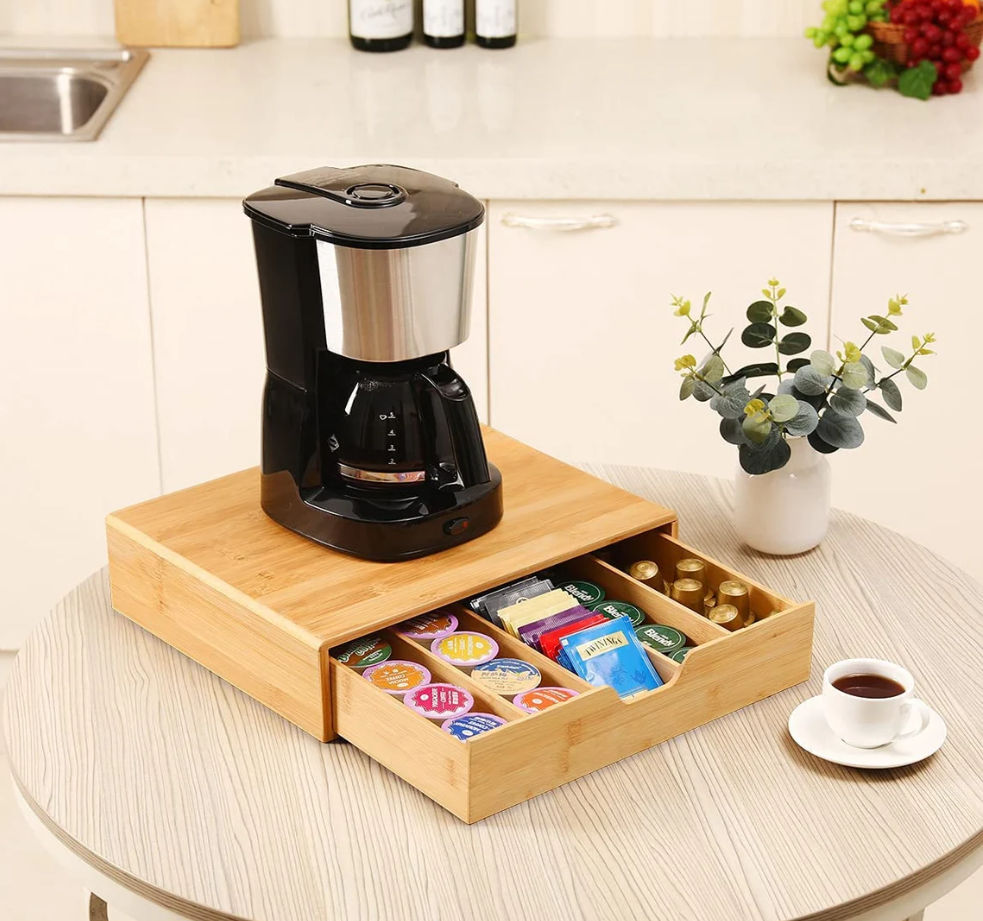 bamboo-k-cup-coffee-pod-holder-storage-organizer-for-kitchen-jewelry-and-cosmetic at www.mallsonline.com.au
