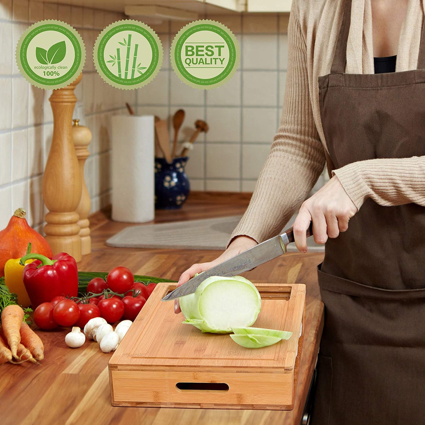 large-bamboo-cutting-board-and-4-containers-with-mobile-holder-gift-included-for-home-kitchen at www.mallsonline.com.au