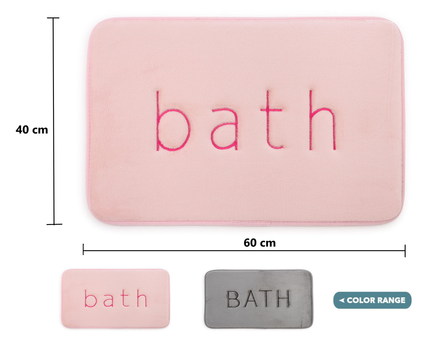 extra-thick-memory-foam-super-comfort-bath-rug-mat-for-bathroom-60-x-40-cm-pink at www.mallsonline.com.au