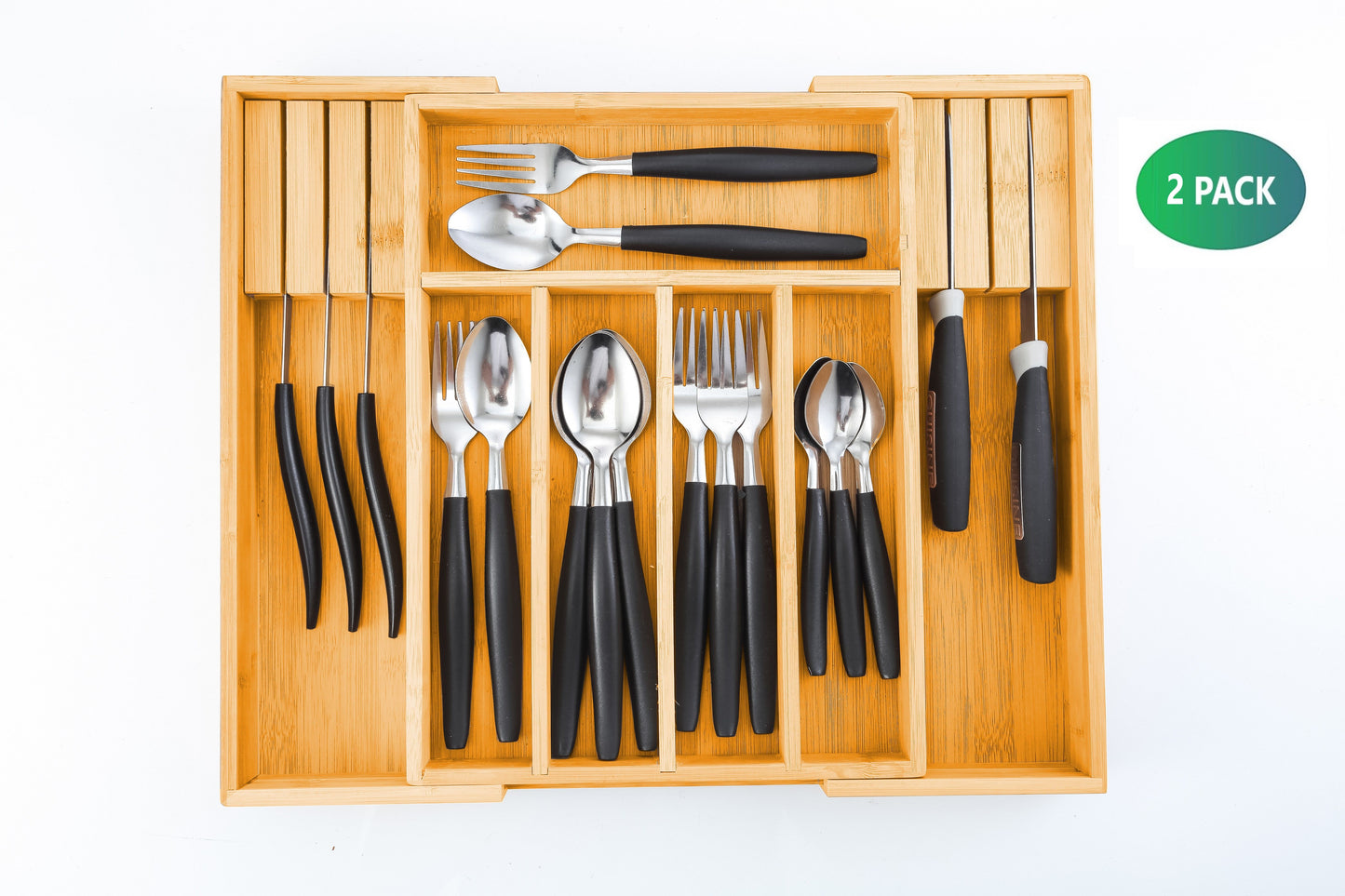 2-pack-large-capacity-bamboo-expandable-drawer-organizer-with-knife-block-holder-for-home-kitchen-utensils www.mallsonline.com.au