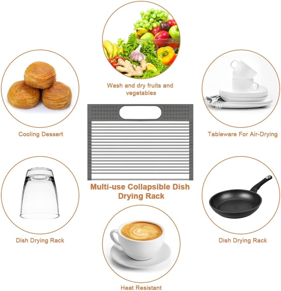 2-pack-large-stainless-steel-roll-up-dish-drying-rack-with-utensil-holder-for-home-kitchen www.mallsonline.com.au