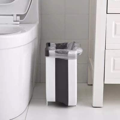 hanging-trash-can-collapsible-small-garbage-waste-bin-for-kitchen-cabinet-door-white www.mallsonline.com.au