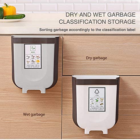 hanging-trash-can-collapsible-small-garbage-waste-bin-for-kitchen-cabinet-door-grey www.mallsonline.com.au