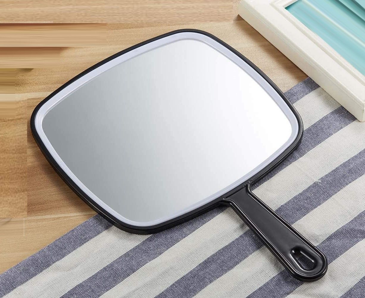 extra-large-black-handheld-mirror-with-handle-31-5-x-23-cm at www.mallsonline.com.au