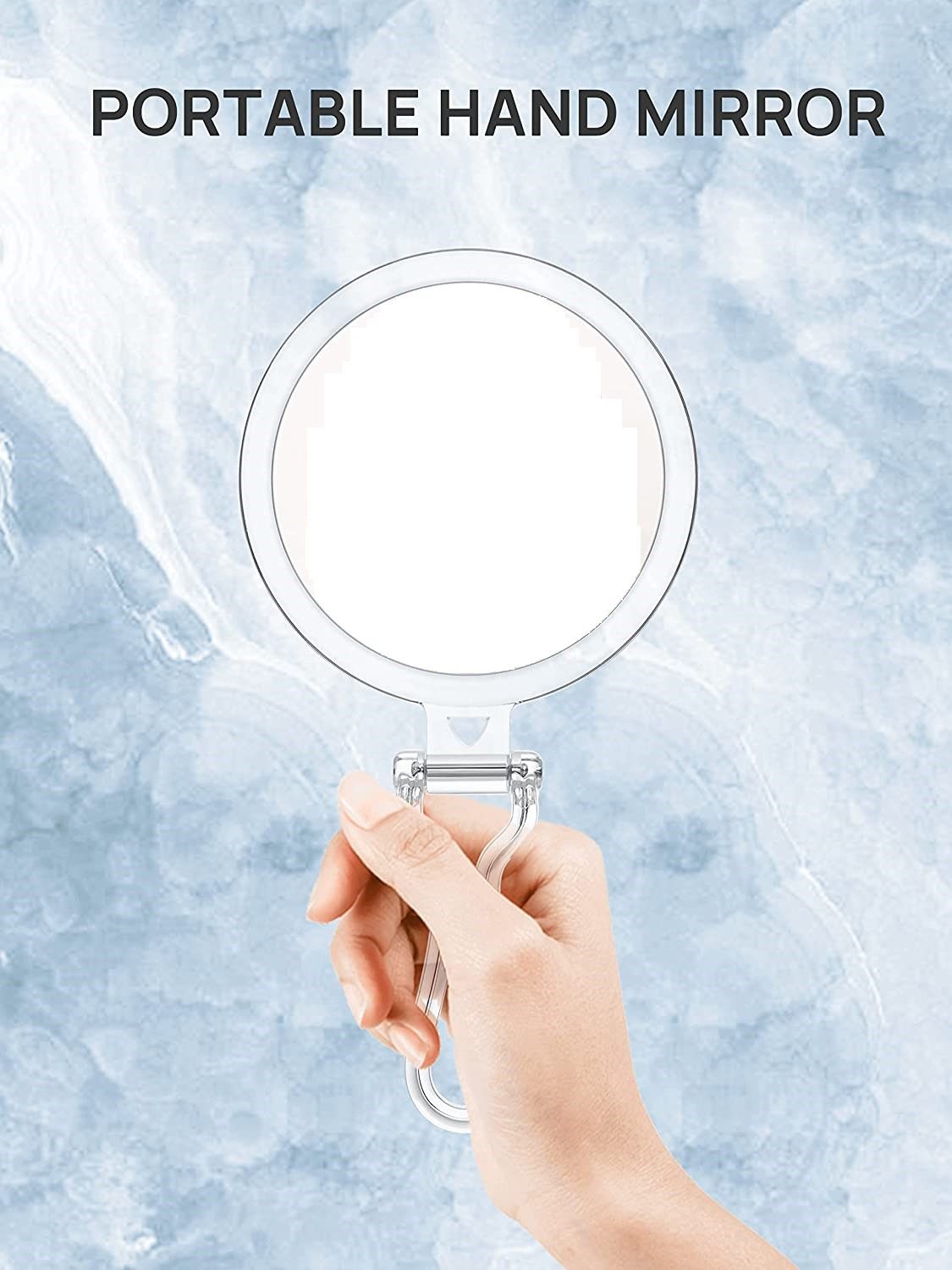 double-sided-1x-20x-magnifying-foldable-makeup-mirror-for-handheld-table-and-travel-usage at www.mallsonline.com.au