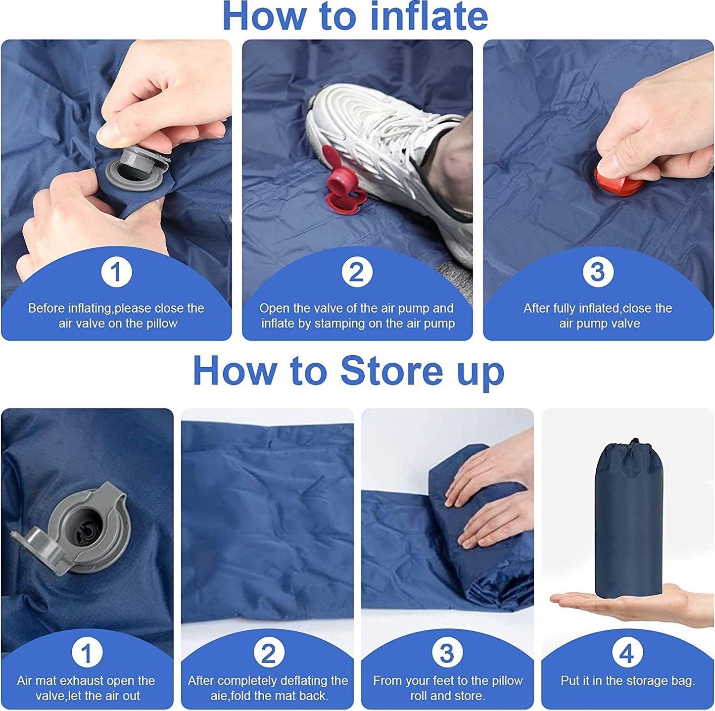 ultralight-inflatable-camping-sleeping-pad-with-pillow-for-travelling-and-hiking www.mallsonline.com.au