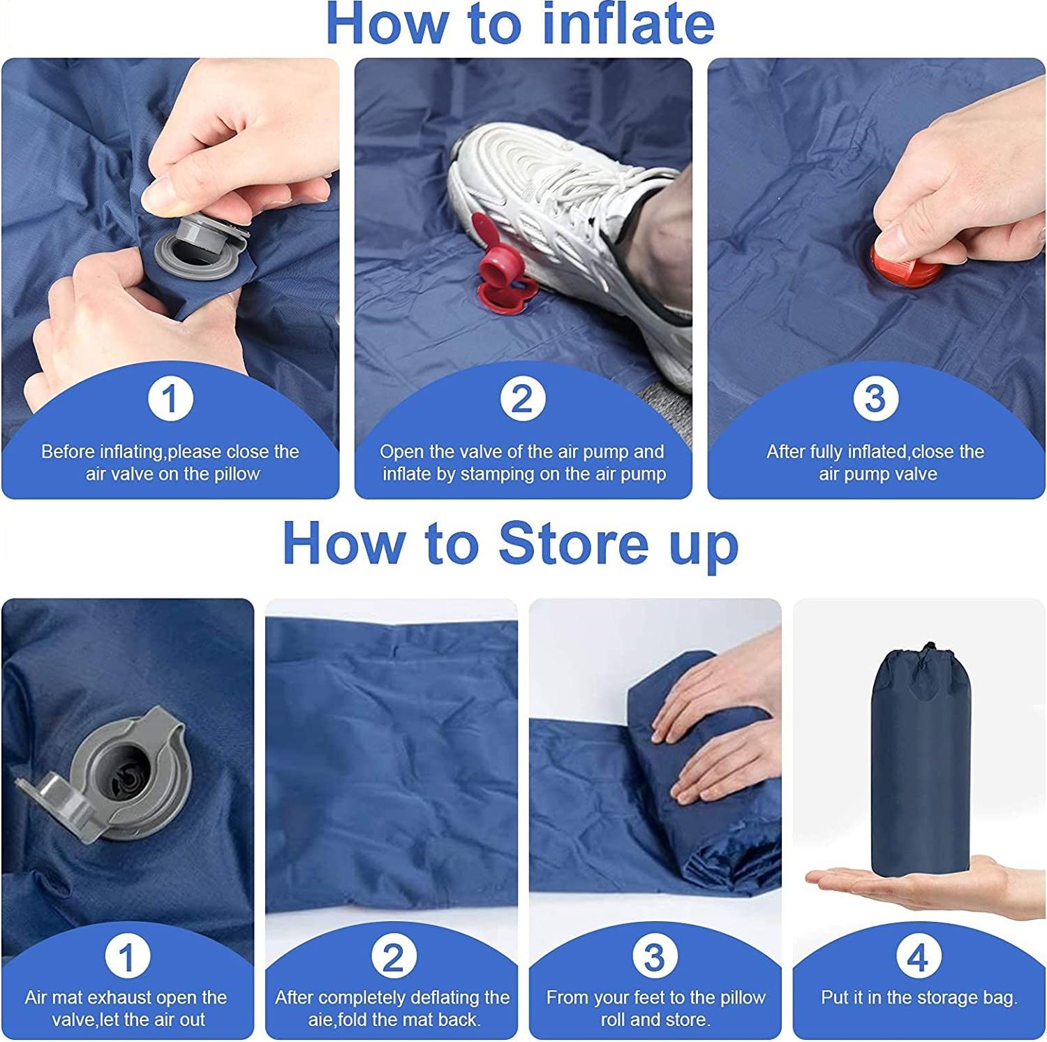 ultralight-inflatable-camping-sleeping-pad-with-pillow-for-travelling-and-hiking www.mallsonline.com.au
