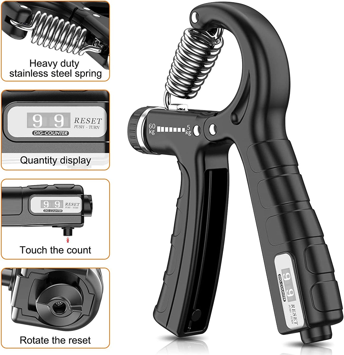 5-pack-adjustable-resistance-hand-gripper-exerciser-workout-kit www.mallsonline.com.au