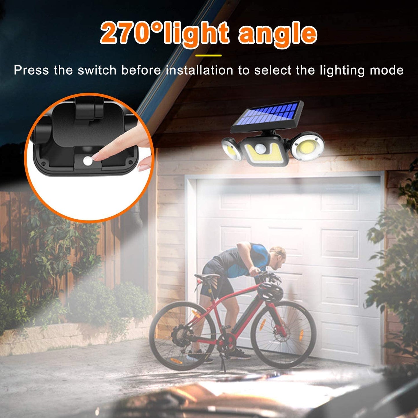 outdoor-solar-lights-with-3-adjustable-head-for-porch-garden-patio www.mallsonline.com.au