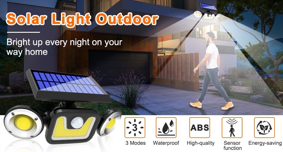 outdoor-solar-lights-with-3-adjustable-head-for-porch-garden-patio www.mallsonline.com.au