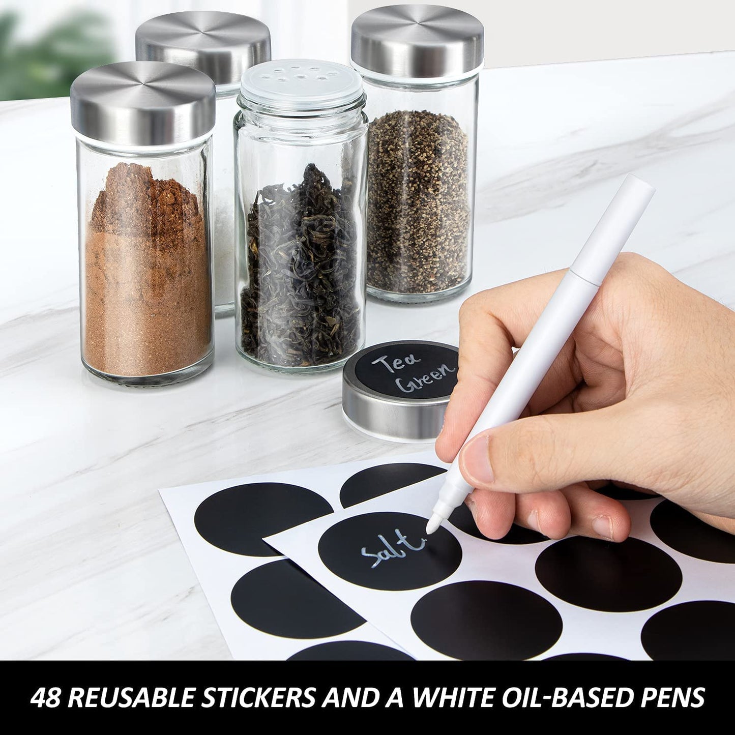 rotating-spice-rack-organizer-with-20-pieces-jars-for-kitchen at www.mallsonline.com.au