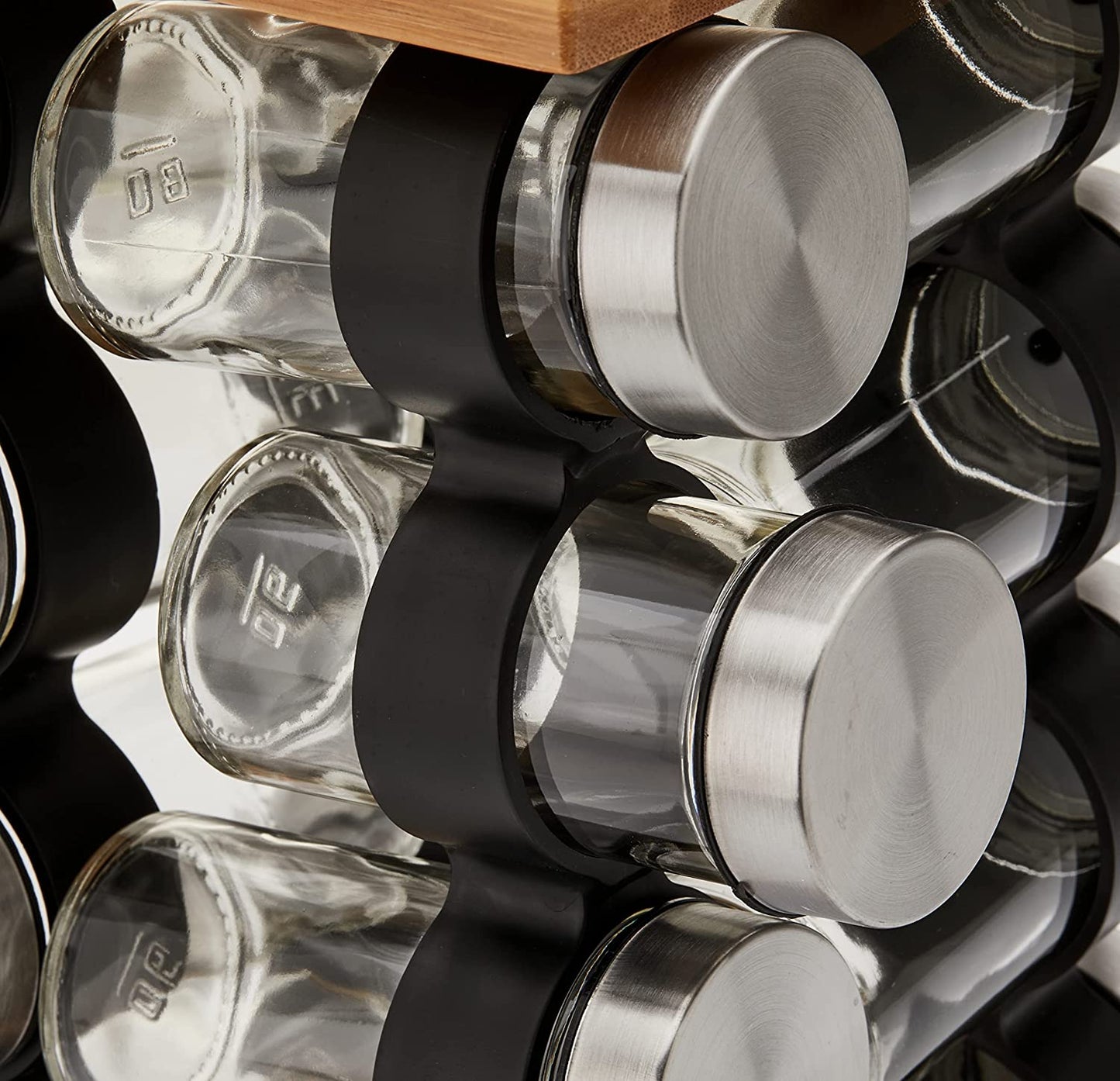 spice-rack-organizer-with-12-pieces-jars-for-kitchen www.mallsonline.com.au