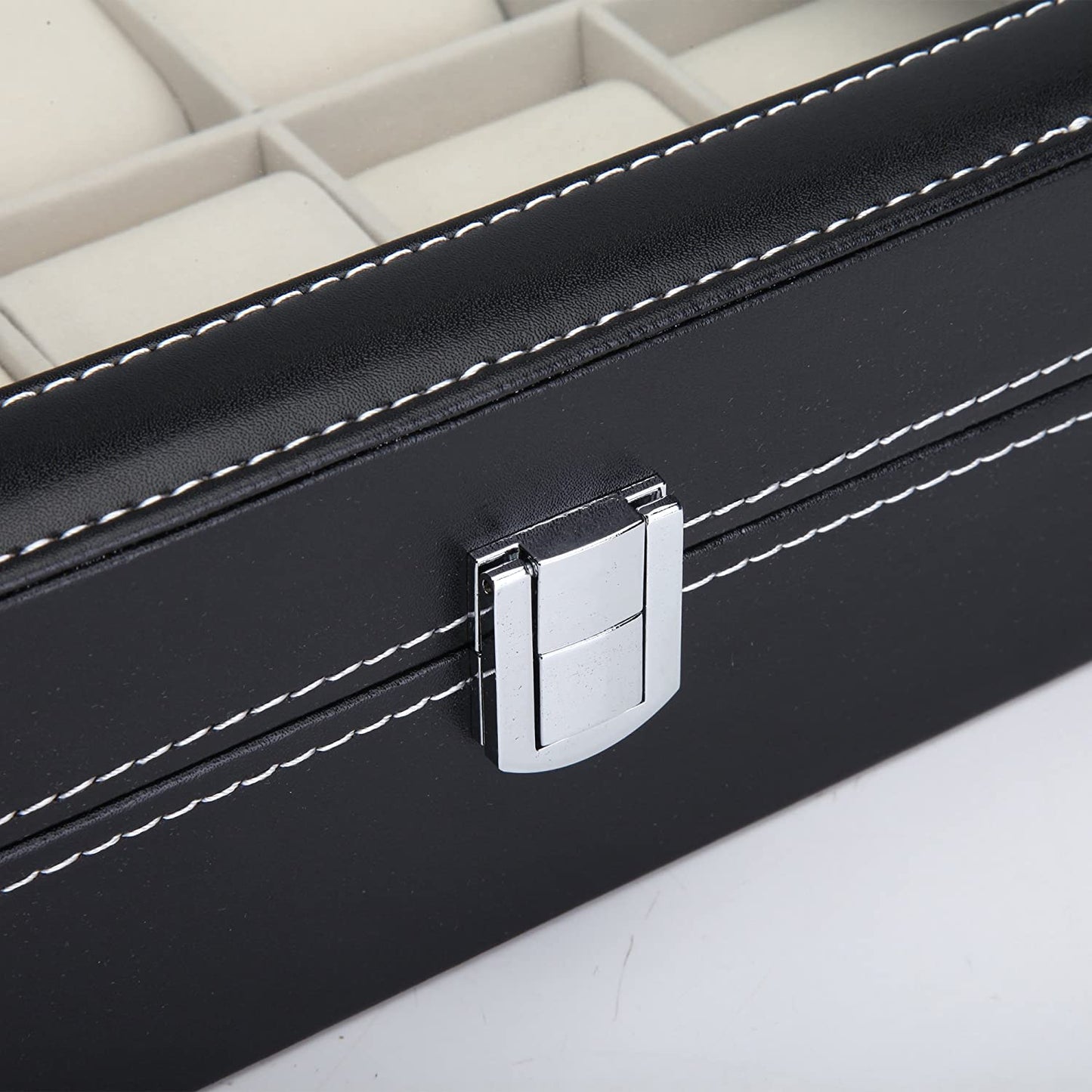 black-pu-leather-watch-organizer-display-storage-box-cases-for-men-women-10-slots www.mallsonline.com.au