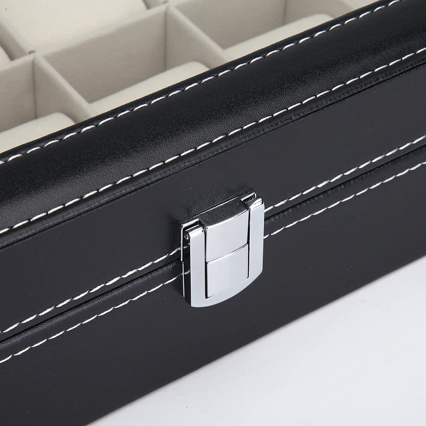 black-pu-leather-watch-organizer-display-storage-box-cases-for-men-women-12-slots www.mallsonline.com.au