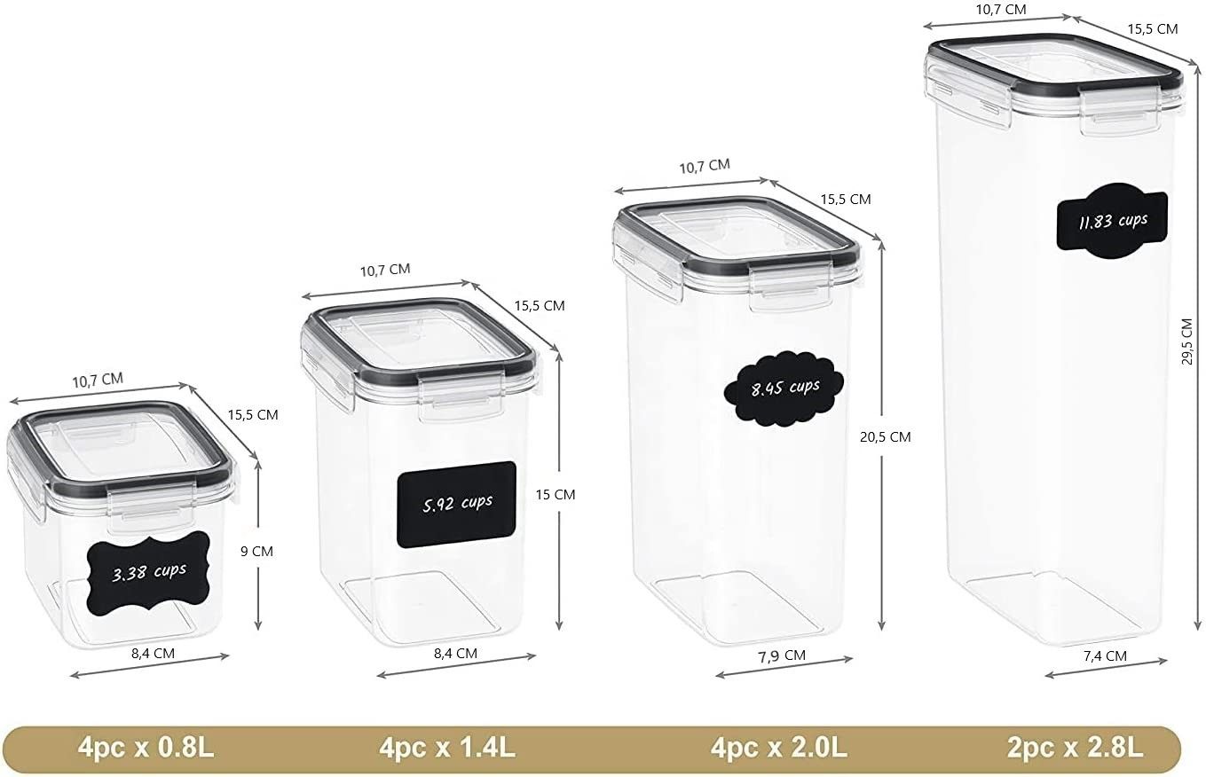 7-pieces-plastic-bpa-free-food-storage-containers-for-kitchen-black www.mallsonline.com.au