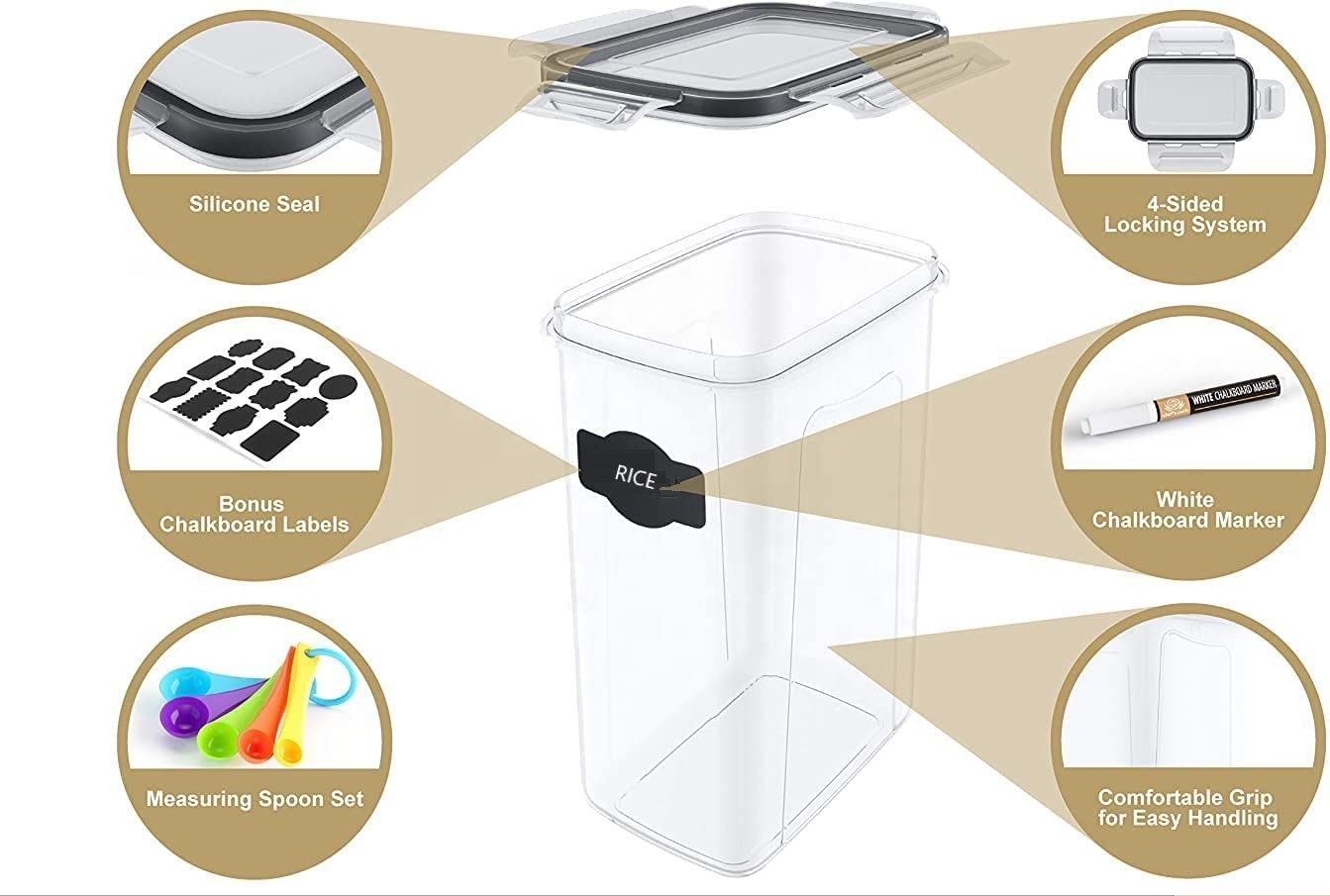 7-pieces-plastic-bpa-free-food-storage-containers-for-kitchen-black www.mallsonline.com.au
