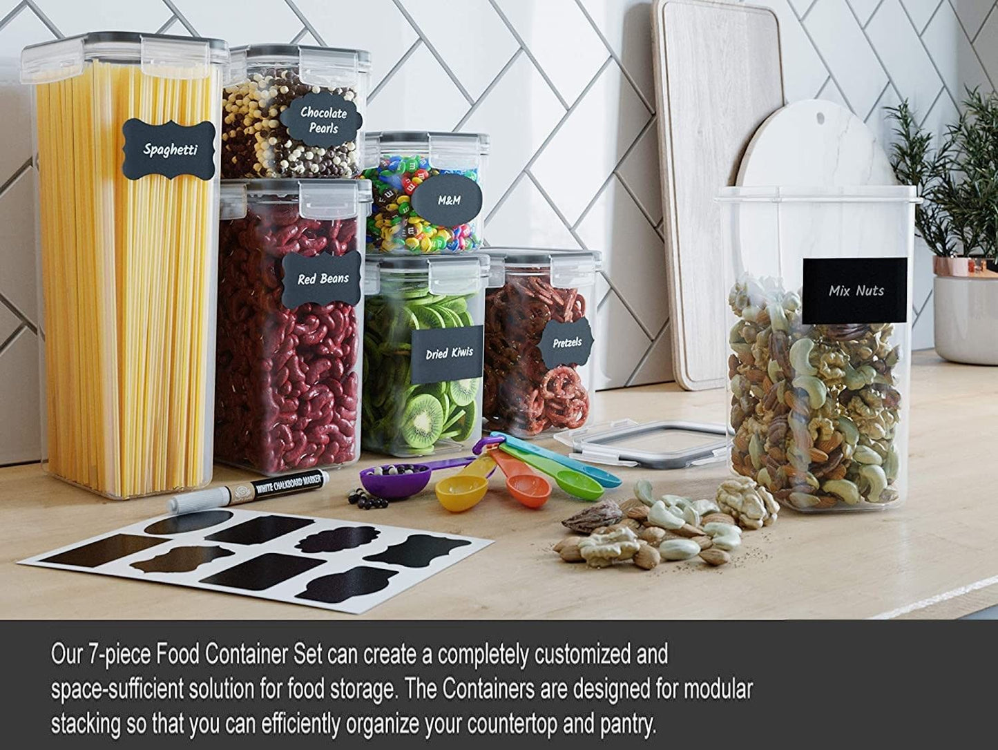 7-pieces-plastic-bpa-free-food-storage-containers-for-kitchen-black www.mallsonline.com.au