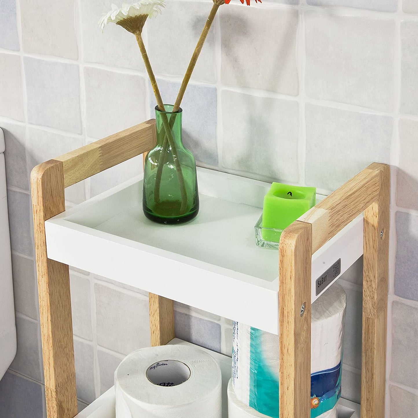 3-tier-white-storage-bathroom-shelf www.mallsonline.com.au