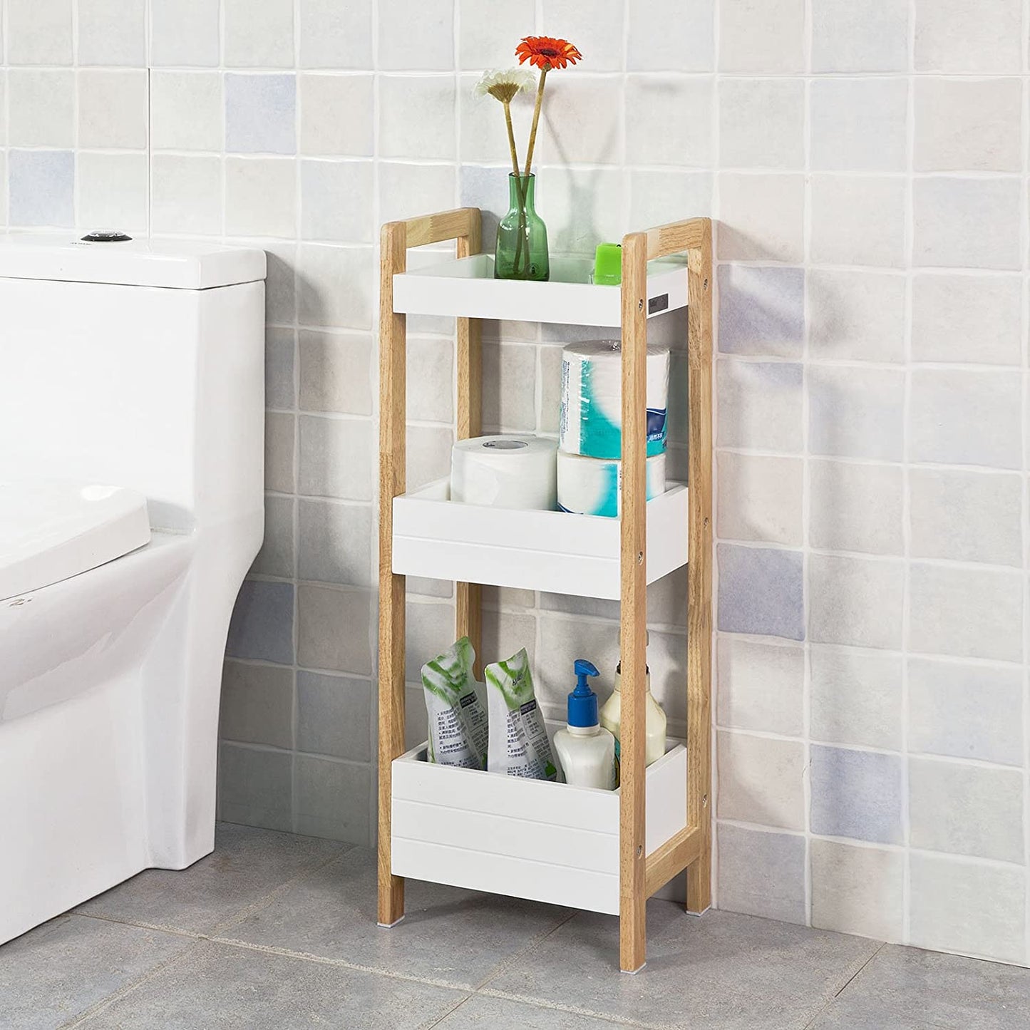 3-tier-white-storage-bathroom-shelf www.mallsonline.com.au