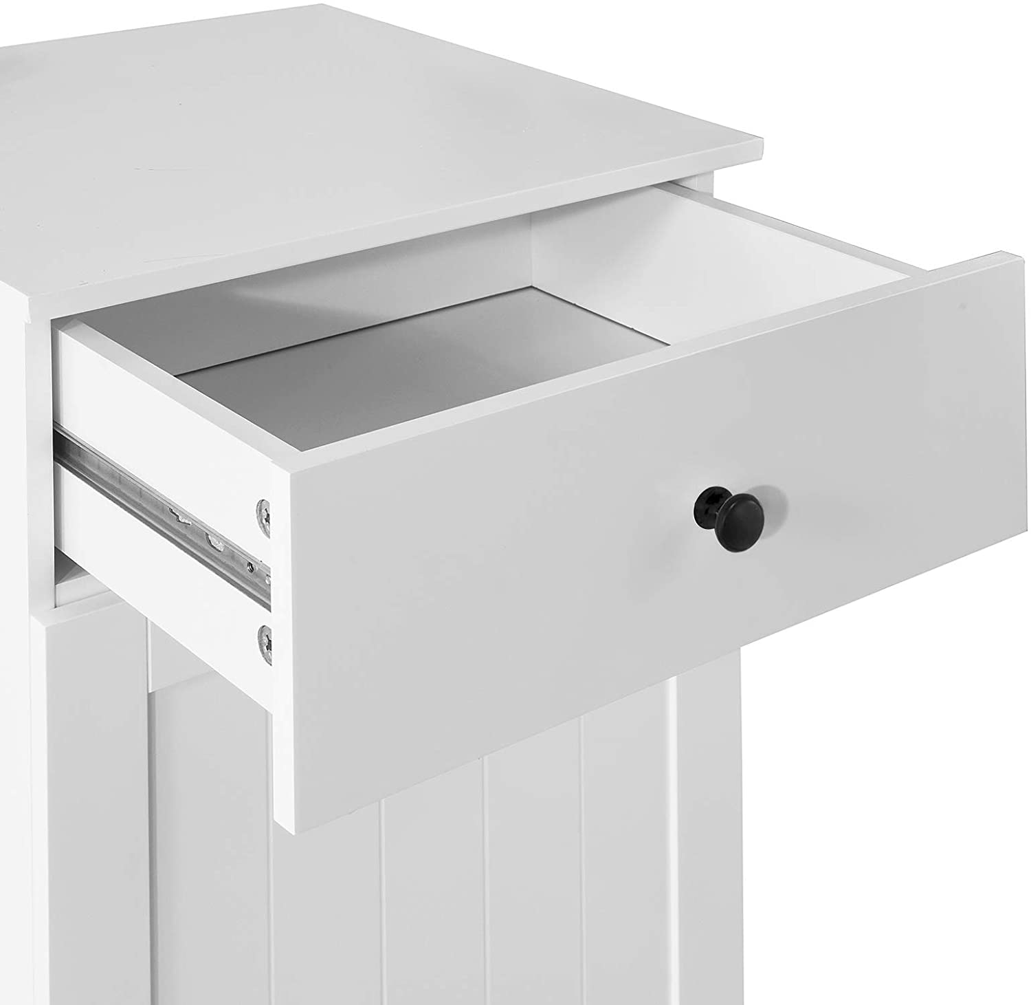 white-bathroom-cabinet-with-laundry-basket-and-drawer www.mallsonline.com.au