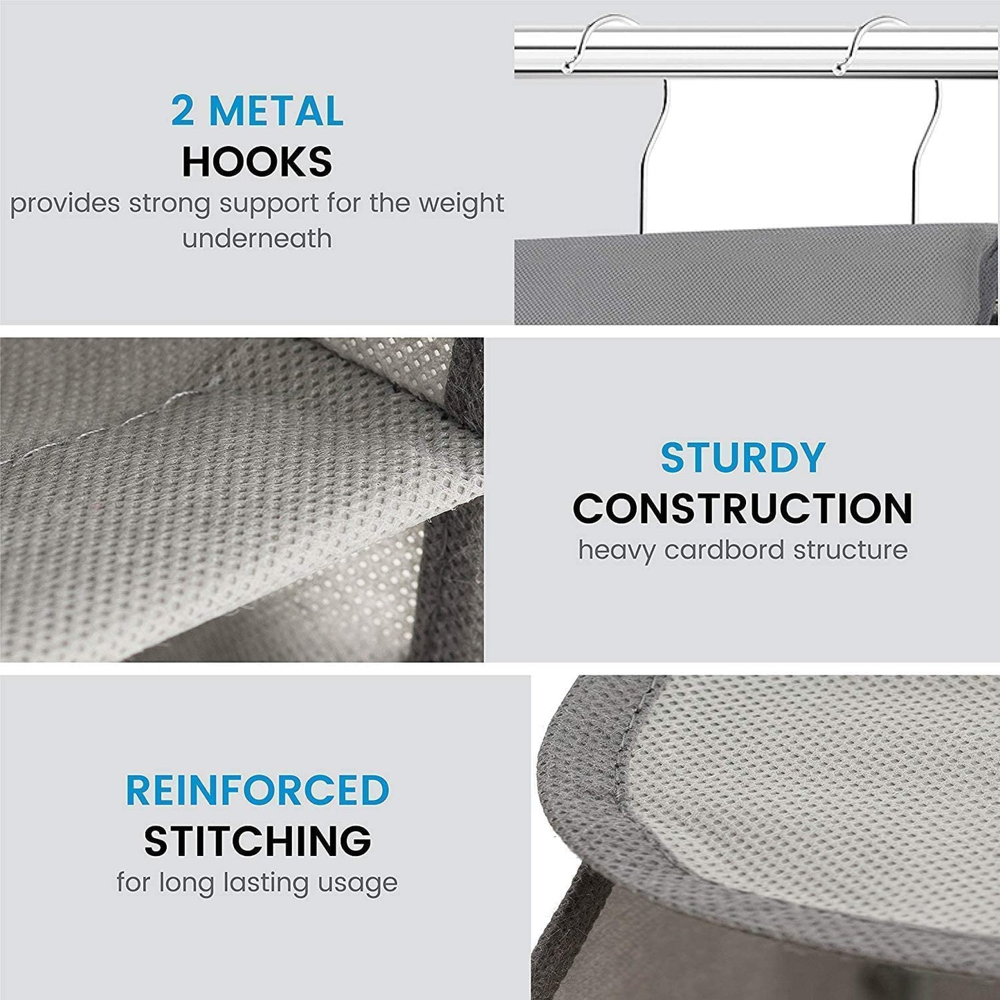 2-pack-5-foldable-shelf-hanging-closet-organizer-space-saver-with-side-accessories-pockets-for-clothes-storage www.mallsonline.com.au