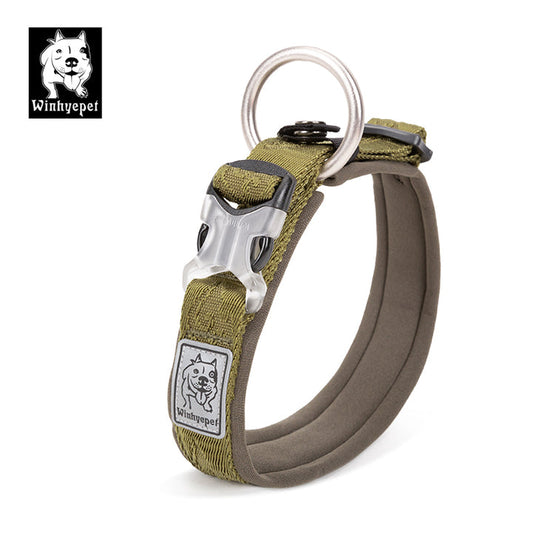whinhyepet-collar-army-green-m www.mallsonline.com.au