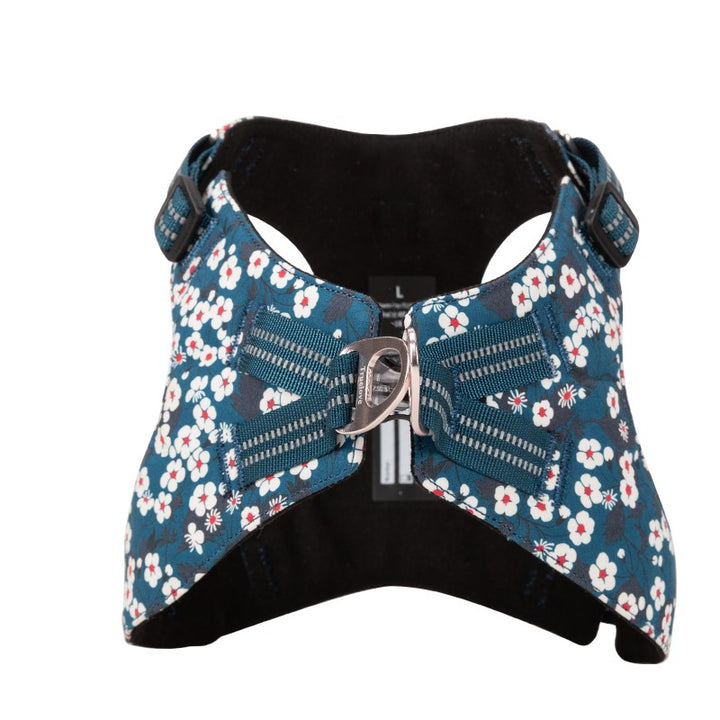 floral-doggy-harness-saxony-blue-3xs www.mallsonline.com.au