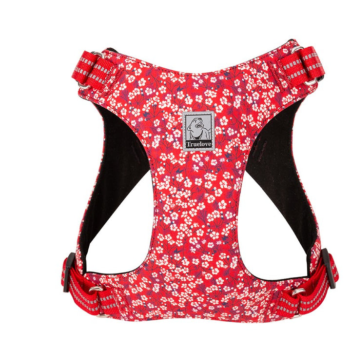 floral-doggy-harness-red-s www.mallsonline.com.au