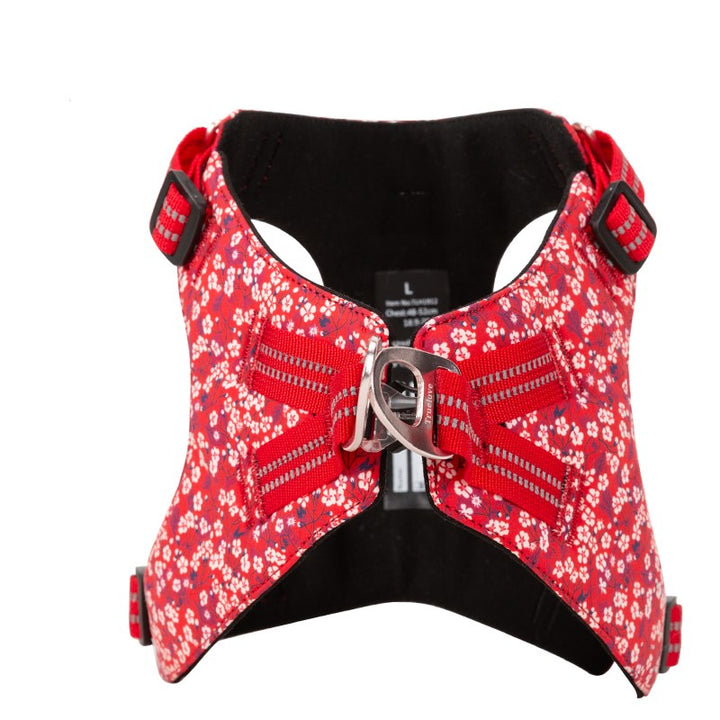 floral-doggy-harness-red-s www.mallsonline.com.au
