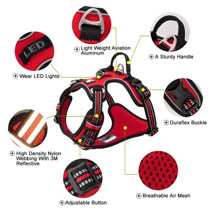 no-pull-harness-black-xl www.mallsonline.com.au