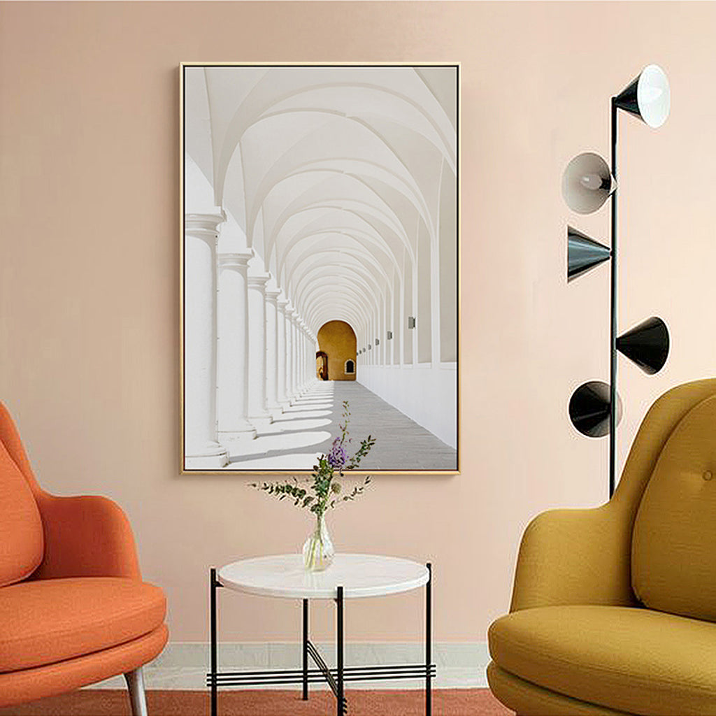 50cmx70cm-long-corridor-style-a-gold-frame-canvas-wall-art www.mallsonline.com.au