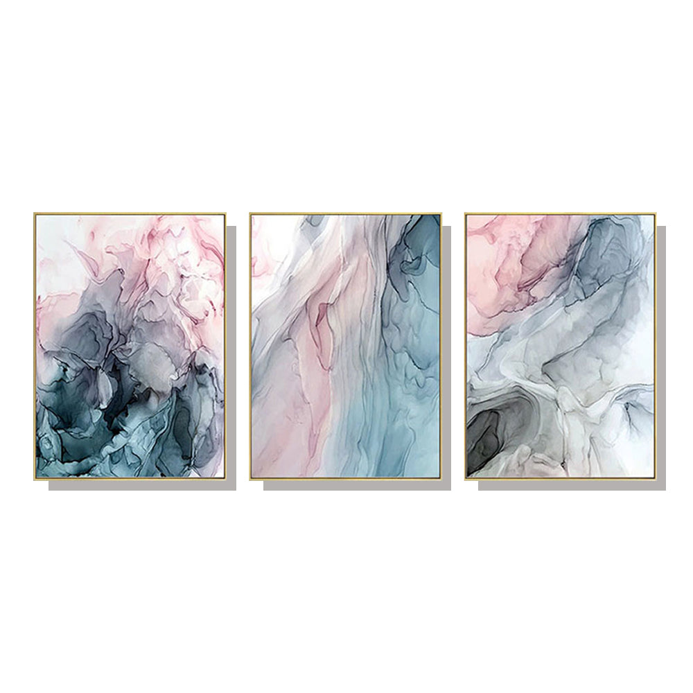 40cmx60cm-colorful-ink-abstract-3-sets-gold-frame-canvas-wall-art www.mallsonline.com.au