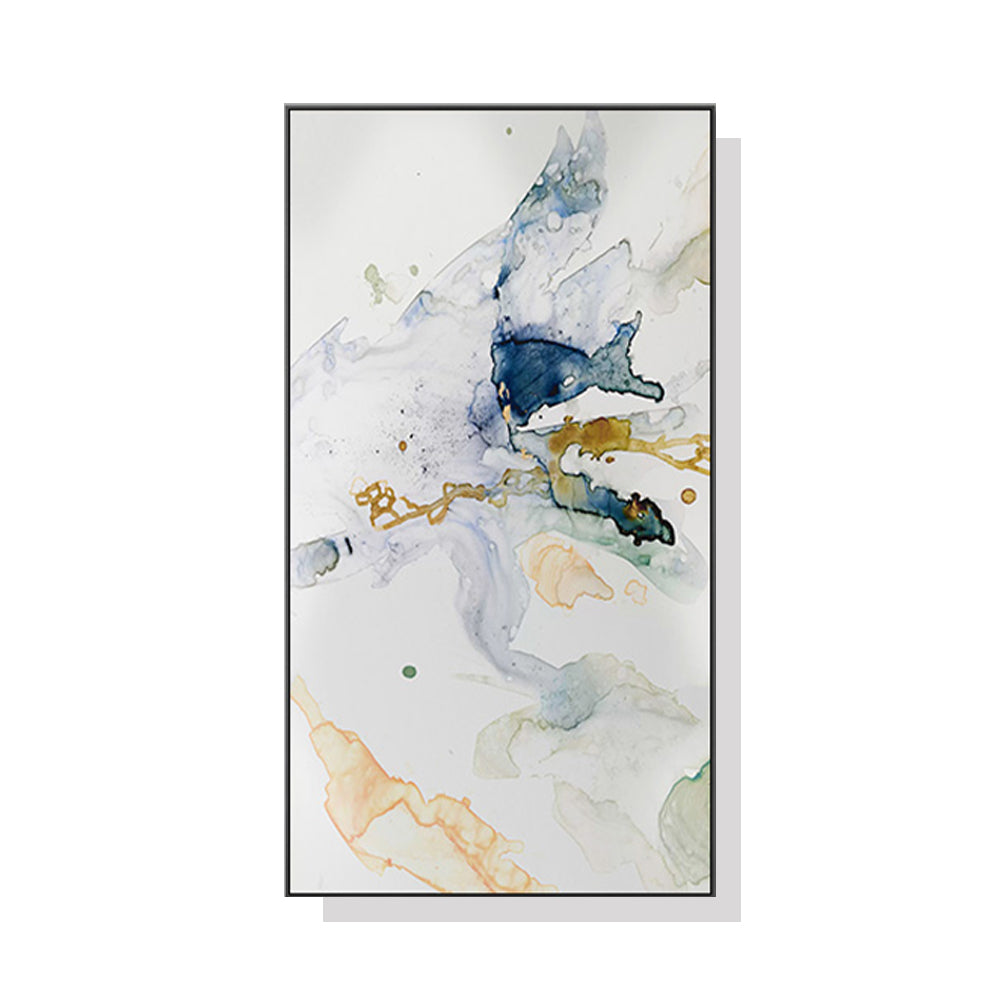 40cmx80cm-abstract-watercolour-style-black-frame-canvas-wall-art www.mallsonline.com.au