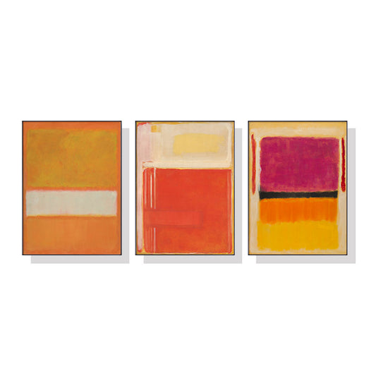 40cmx60cm-colourful-3-sets-by-mark-rothko-black-frame-canvas-wall-art www.mallsonline.com.au