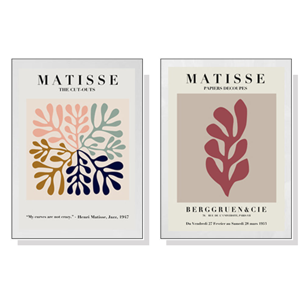 60cmx90cm-matisse-2-sets-white-frame-canvas-wall-art www.mallsonline.com.au