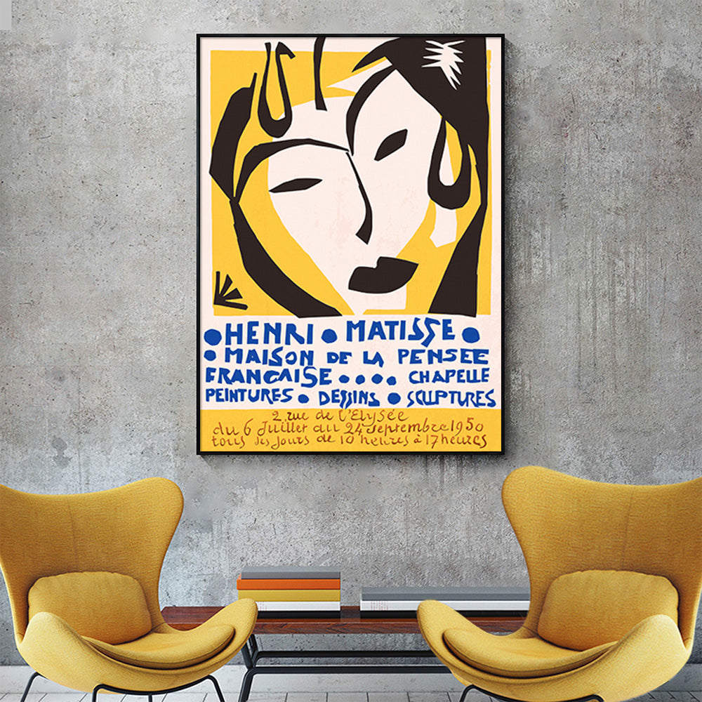 50cmx70cm-henri-matisse-black-frame-canvas-wall-art www.mallsonline.com.au